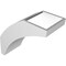 Ekena Millwork 6-in. W x 12-in. D x 12-in. H Thorton Architectural Grade PVC Knee Brace BRCP06X12X12THR - alternate 4